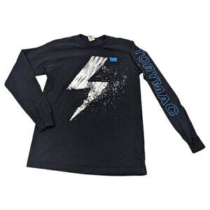 Toby Mac TM The Elements Adult Small Black Long Sleeve Shirt double Two sided‎